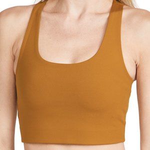 Girlfriend Collective Paloma Racerback Bra (Saddle - Yellow)